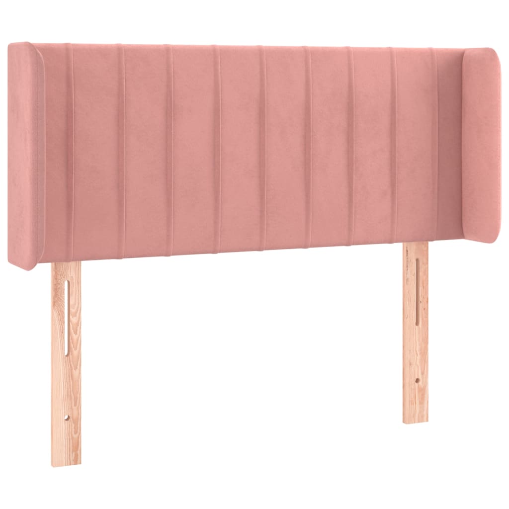 vidaXL Cabecero de terciopelo rosa 83x16x78/88 cm