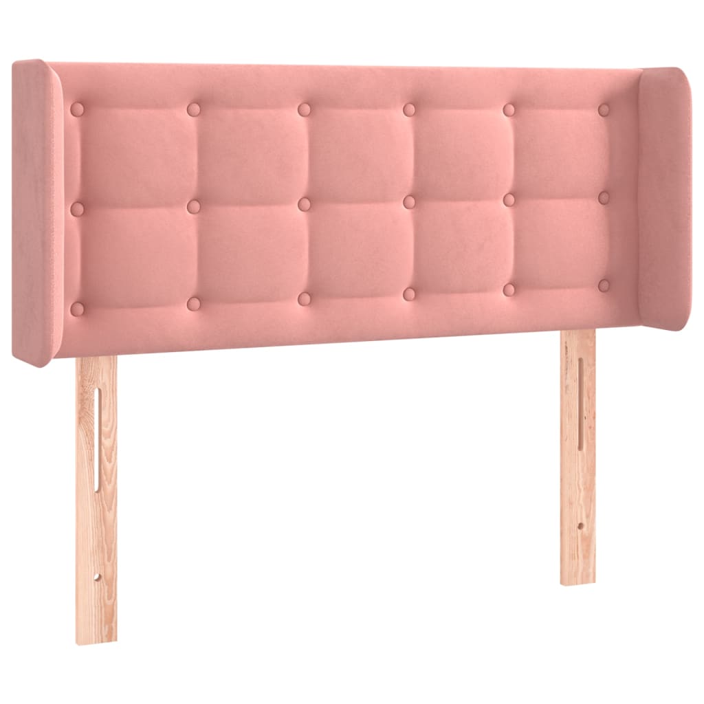 vidaXL Cabecero de terciopelo rosa 83x16x78/88 cm