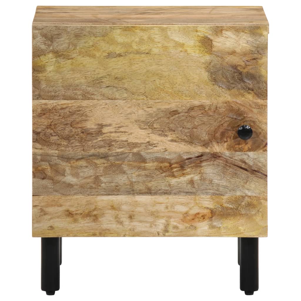 vidaXL Mesita de noche de madera maciza de mango 40x33x46 cm