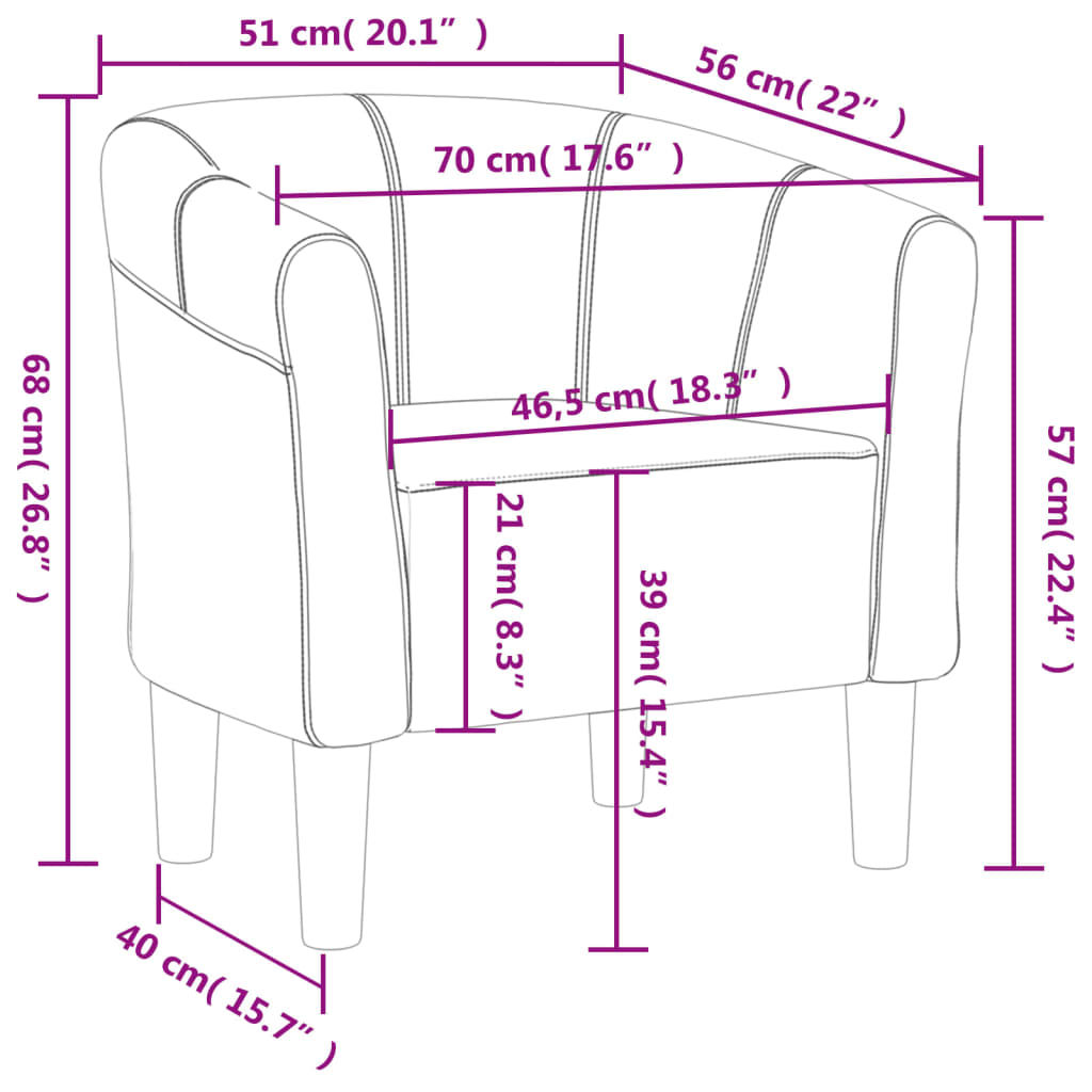 vidaXL Sillón de terciopelo gris claro