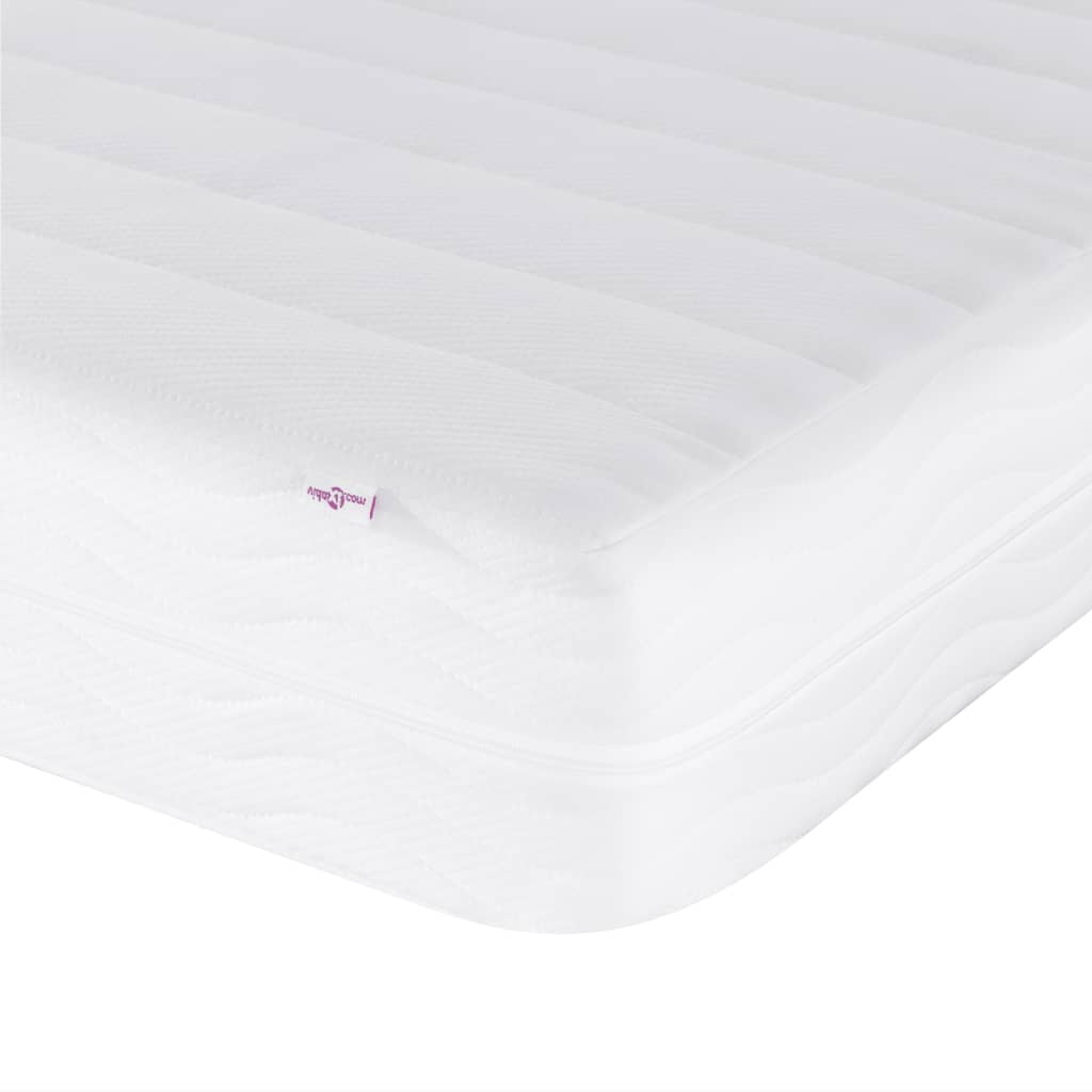 vidaXL Sofá cama con colchón terciopelo rosa 90x200 cm