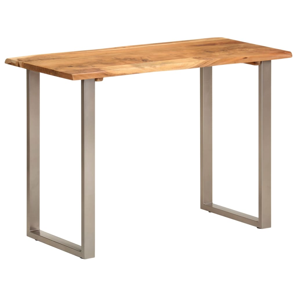 vidaXL Mesa de comedor madera maciza de acacia 110x50x76 cm