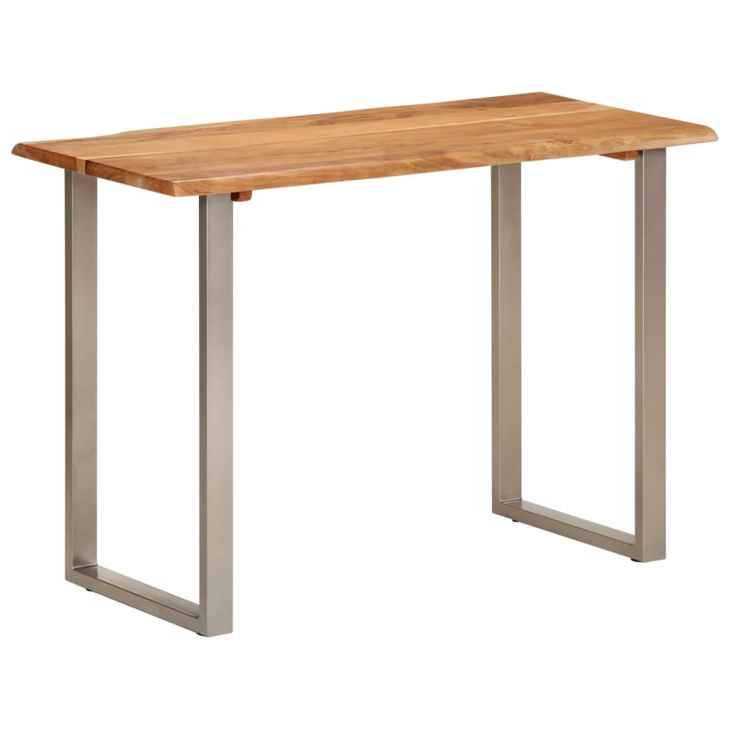 vidaXL Mesa de comedor madera maciza de acacia 110x50x76 cm