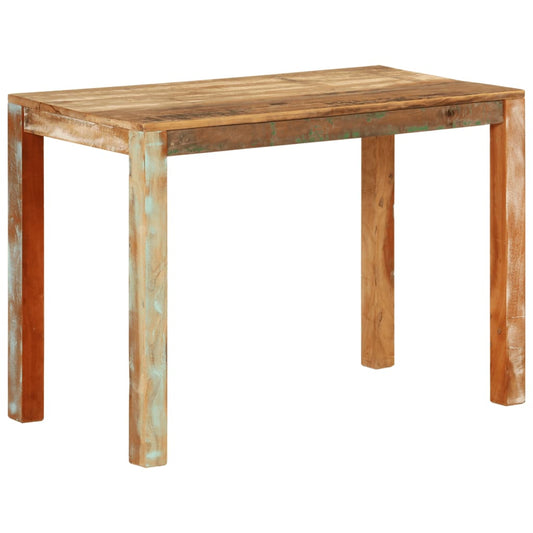 vidaXL Mesa de comedor madera maciza reciclada 110x55x76 cm