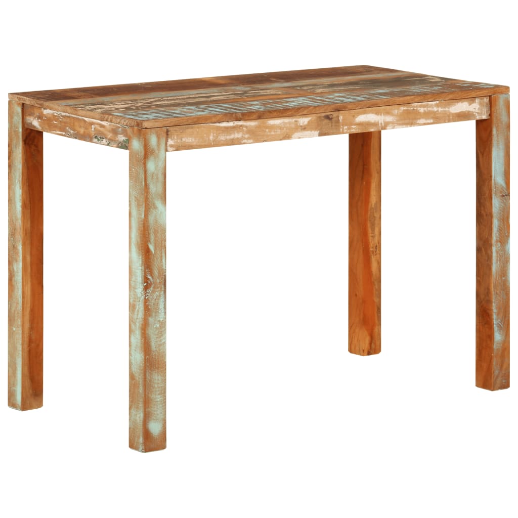 vidaXL Mesa de comedor madera maciza reciclada 110x55x76 cm