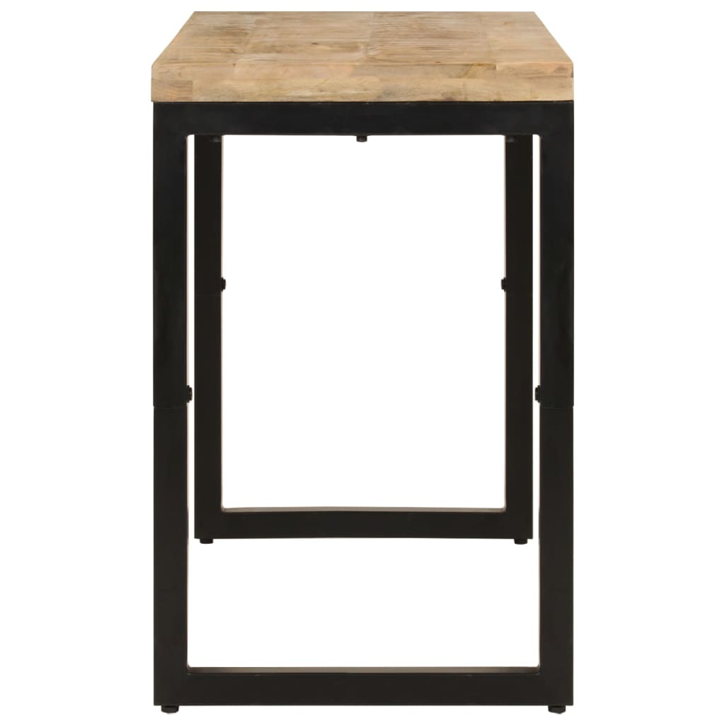 vidaXL Mesa de comedor madera maciza de mango 110x50x76 cm