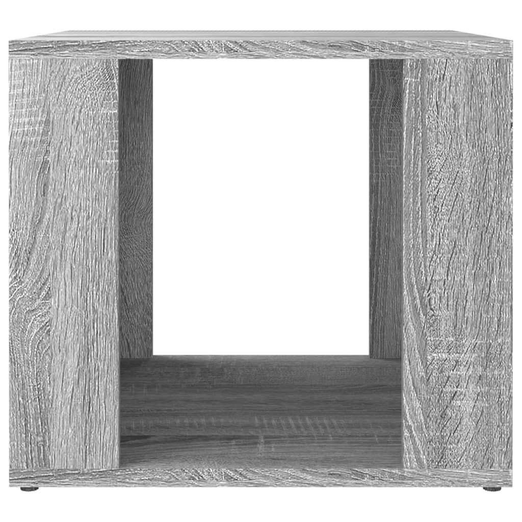 vidaXL Mesita de noche madera contrachapada gris Sonoma 41x40x36 cm