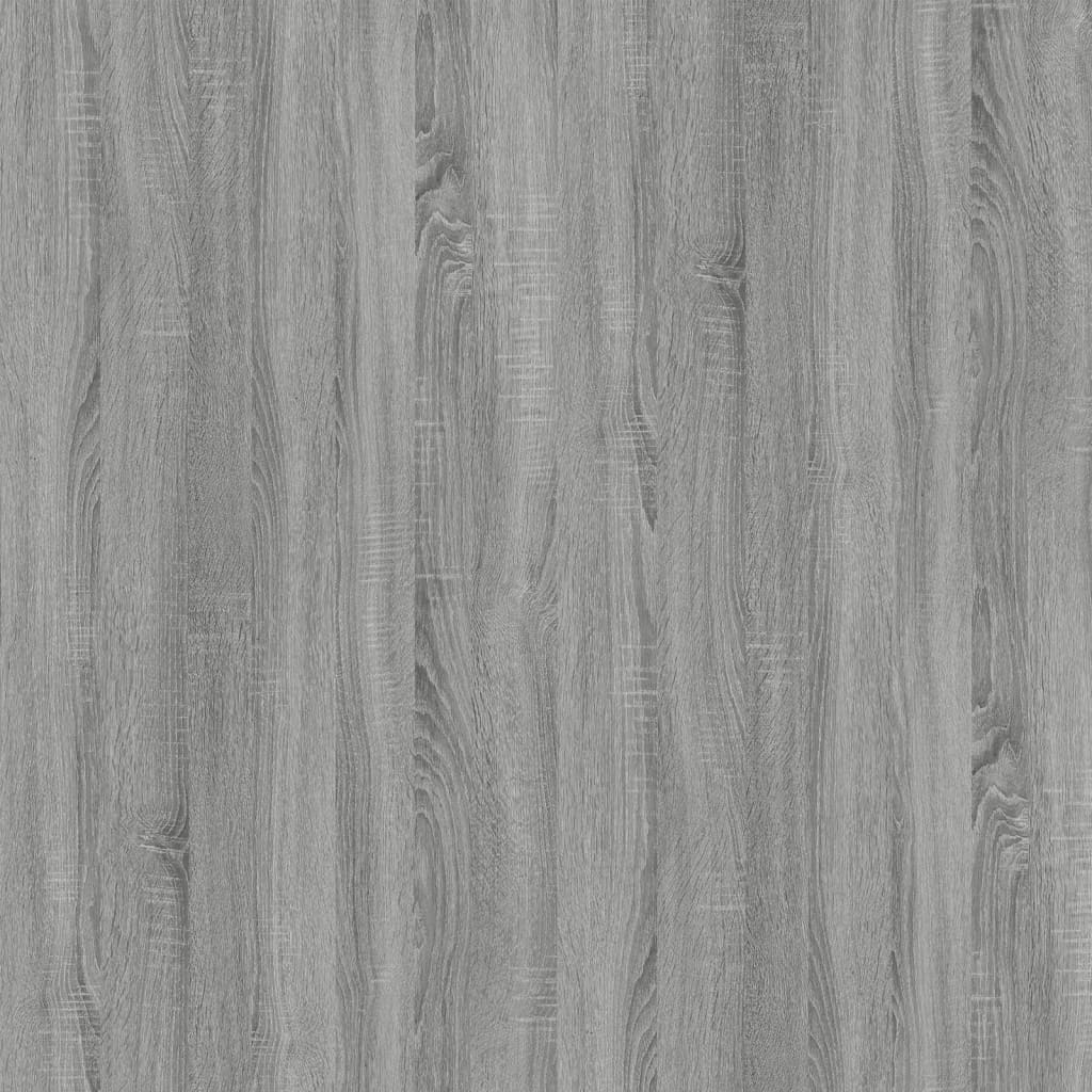 vidaXL Mesita de noche madera contrachapada gris Sonoma 41x40x36 cm