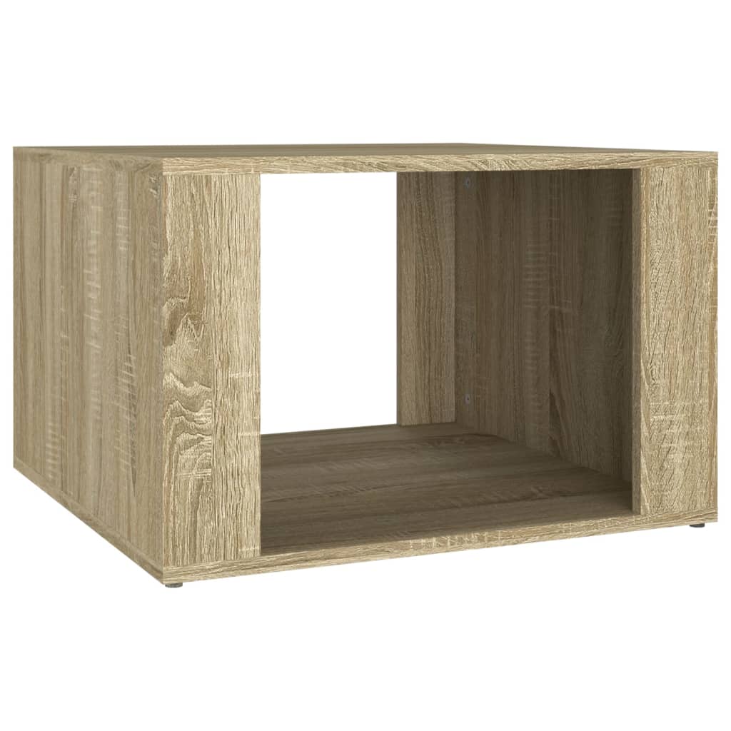 vidaXL Mesita de noche madera contrachapada roble Sonoma 57x55x36 cm