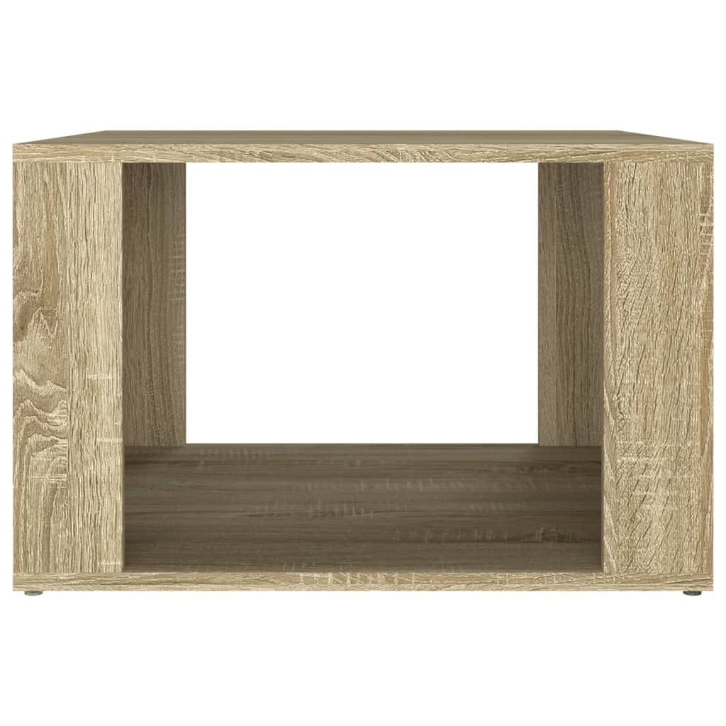 vidaXL Mesita de noche madera contrachapada roble Sonoma 57x55x36 cm