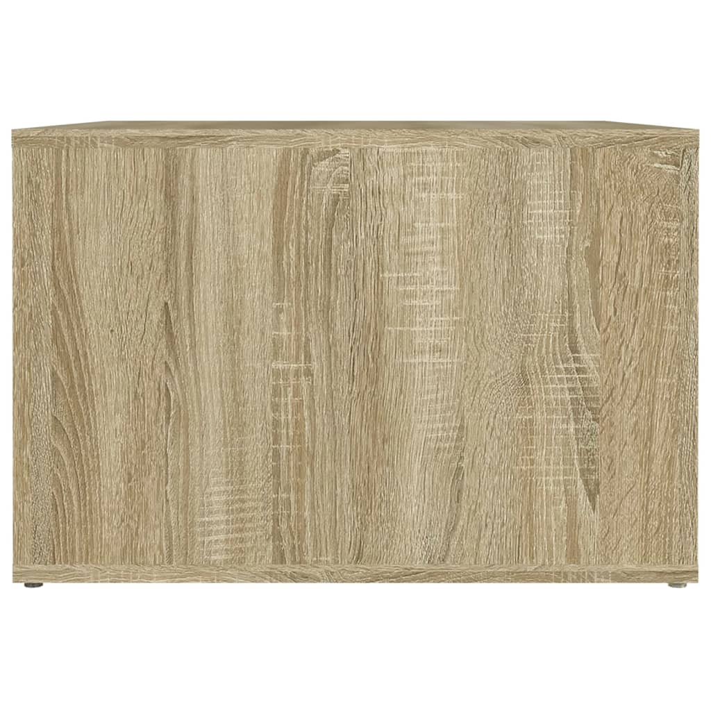 vidaXL Mesita de noche madera contrachapada roble Sonoma 57x55x36 cm