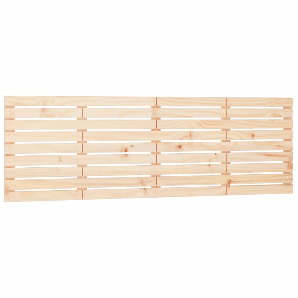 vidaXL Cabecero de cama de pared madera maciza de pino 186x3x63 cm