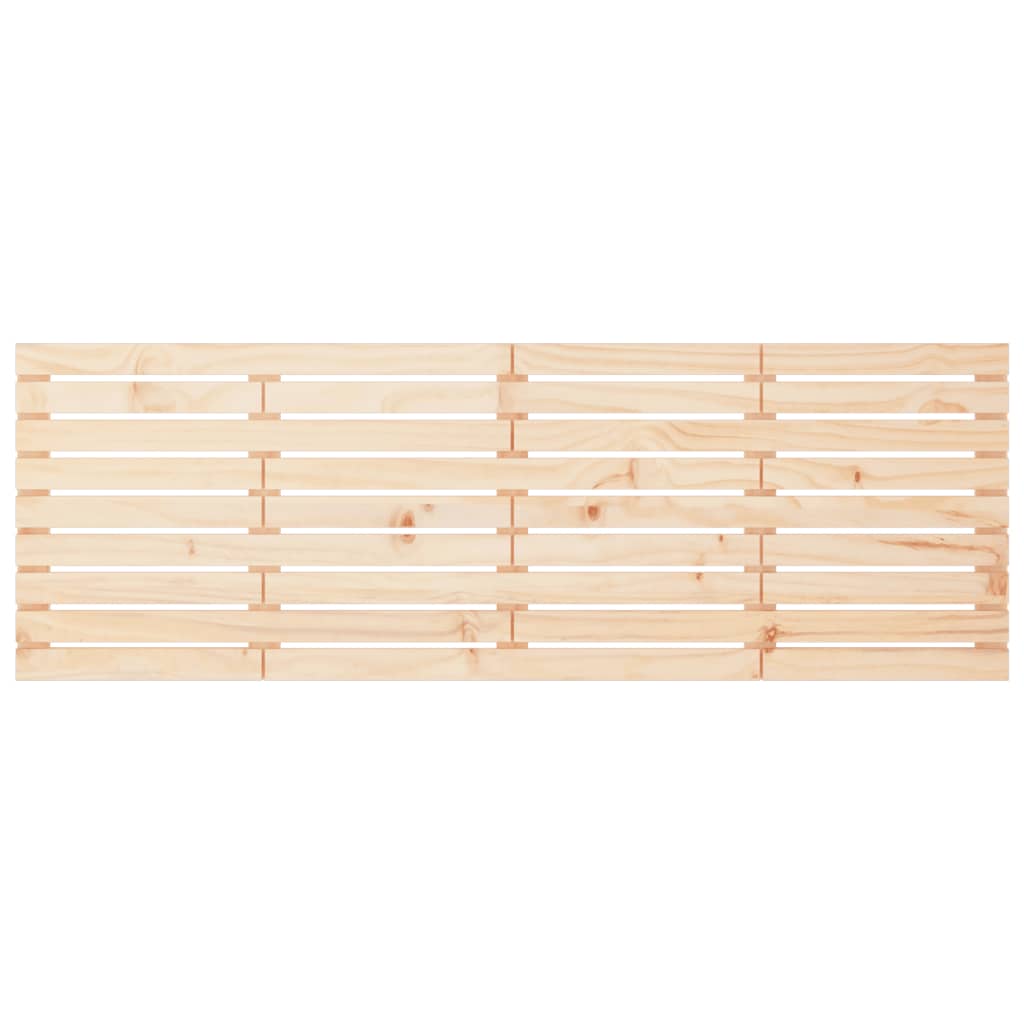 vidaXL Cabecero de cama de pared madera maciza de pino 186x3x63 cm