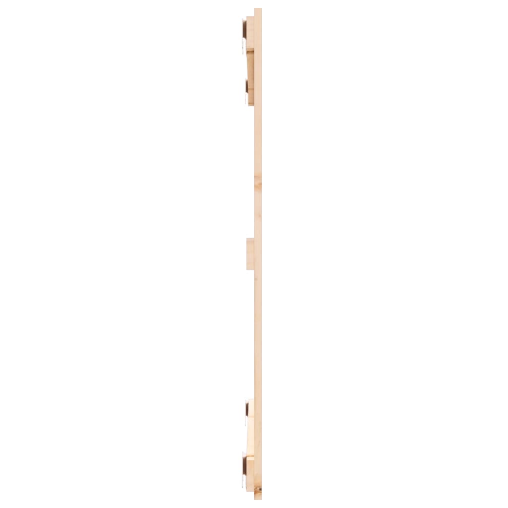 vidaXL Cabecero de cama de pared madera maciza de pino 95,5x3x90 cm