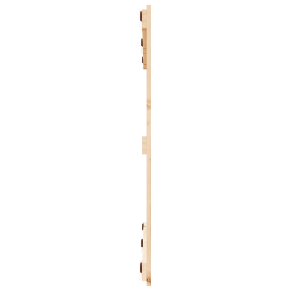 vidaXL Cabecero de cama de pared madera maciza de pino 127,5x3x90 cm