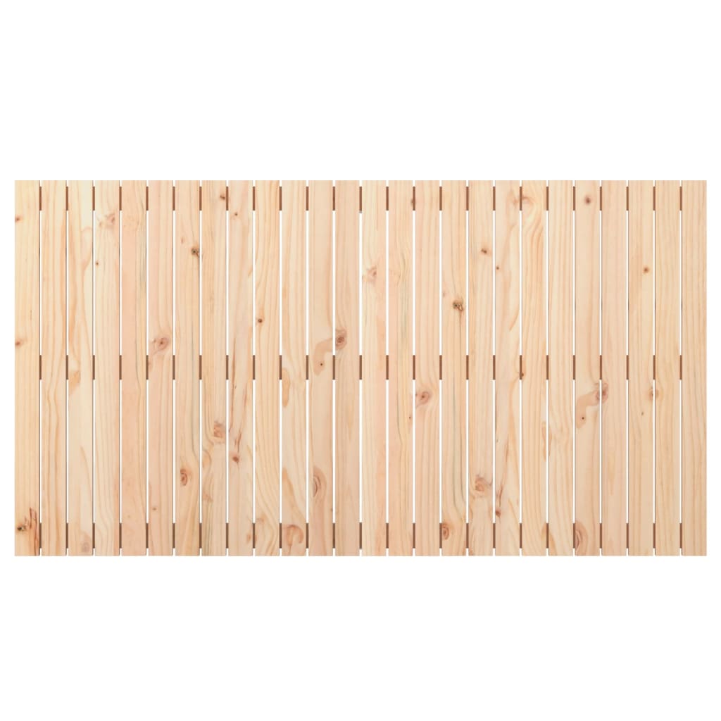 vidaXL Cabecero de cama de pared madera maciza de pino 166x3x90 cm