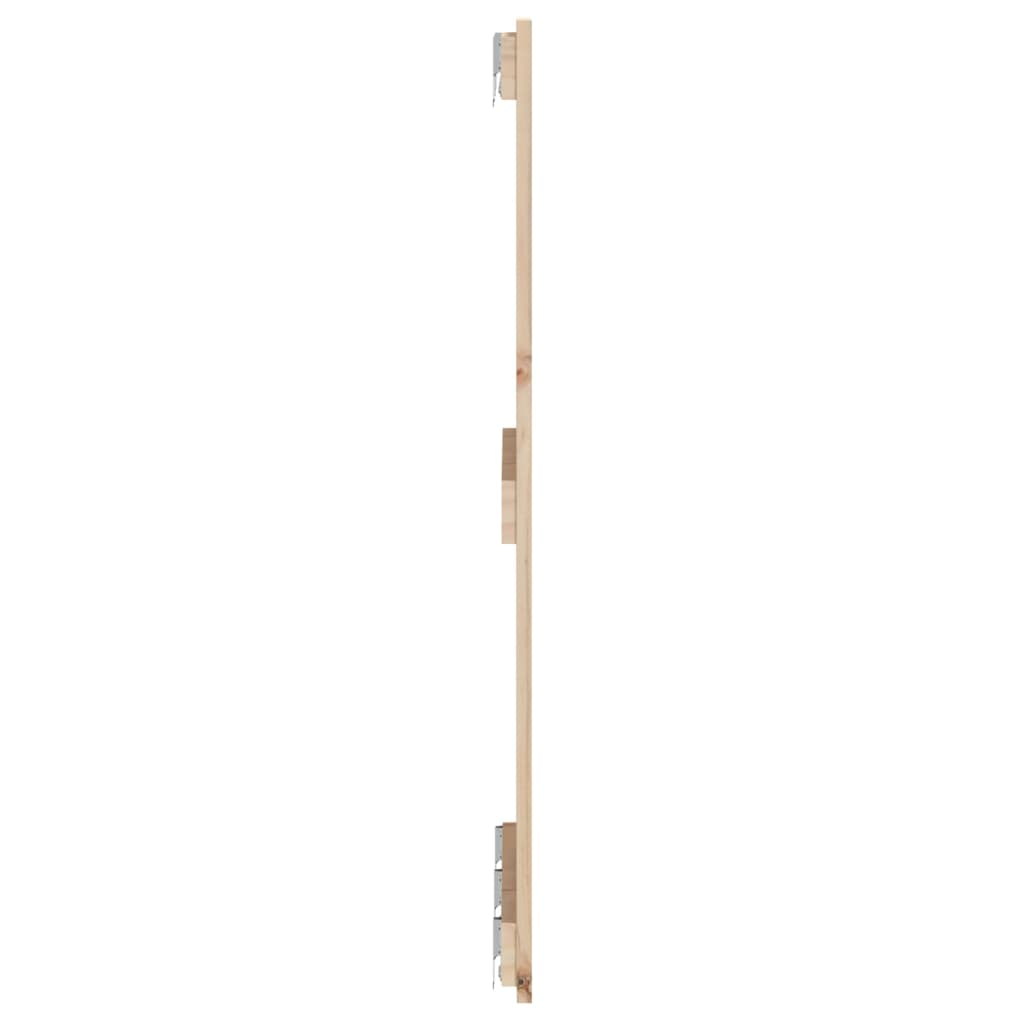 vidaXL Cabecero de cama de pared madera maciza de pino 166x3x90 cm