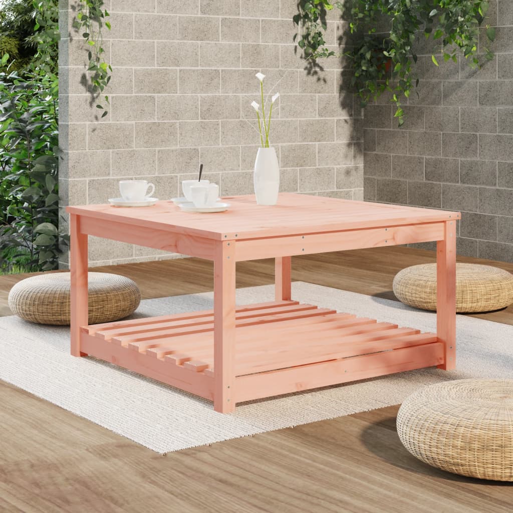 vidaXL Mesa de jardín madera maciza de Douglas 82,5x82,5x45 cm