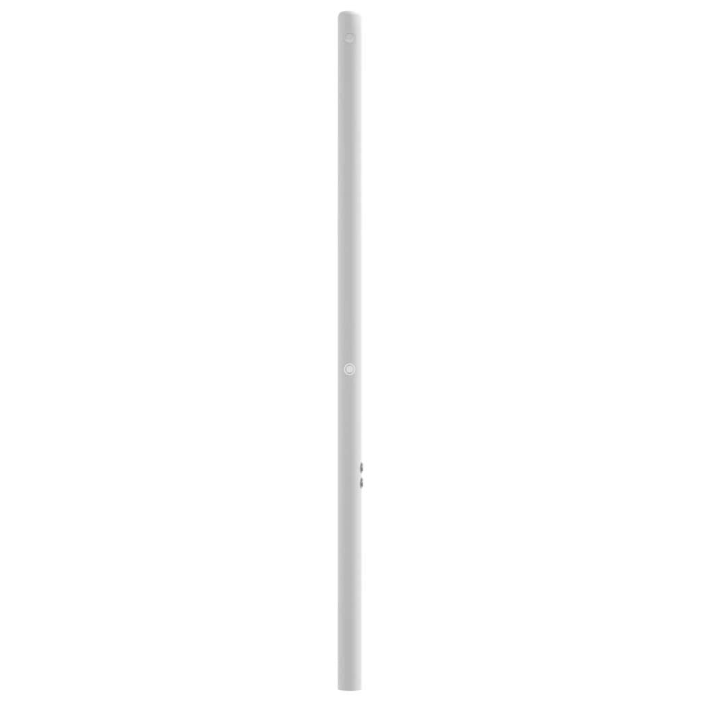 vidaXL Cabecero de metal blanco 90 cm