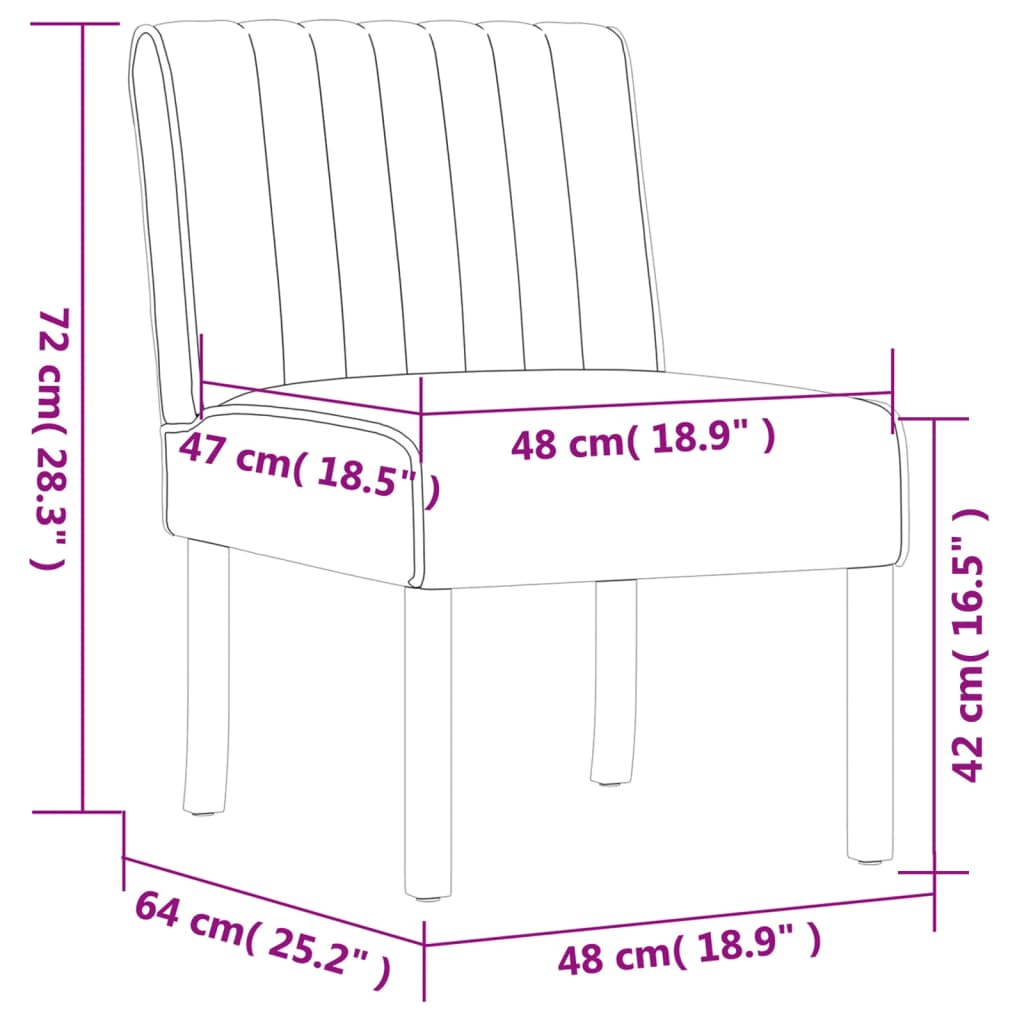 vidaXL Silla tapizada de terciopelo gris oscuro