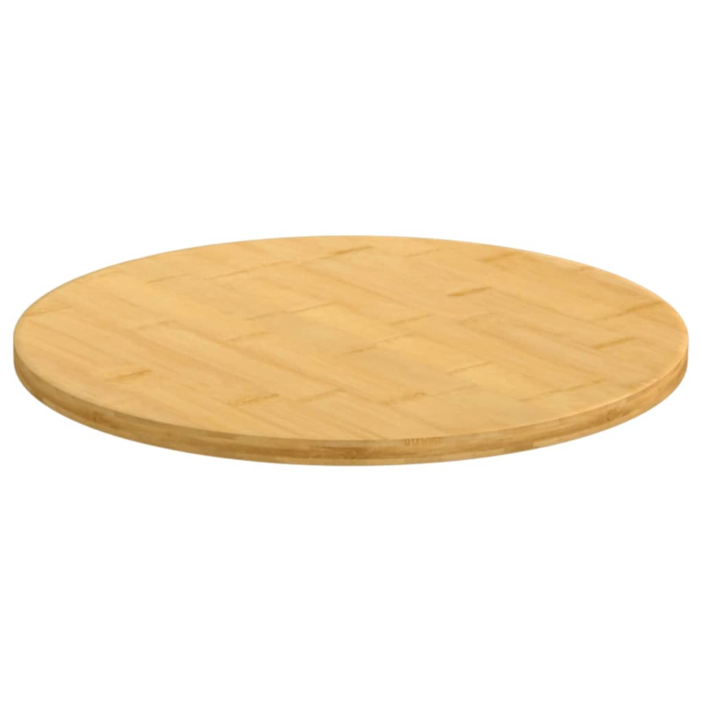 vidaXL Tablero de mesa de bambú Ø40x1,5 cm