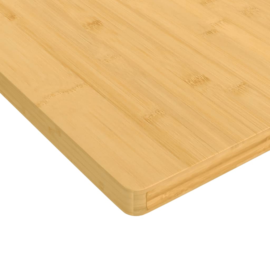 vidaXL Tablero de mesa de bambú 80x80x2,5 cm