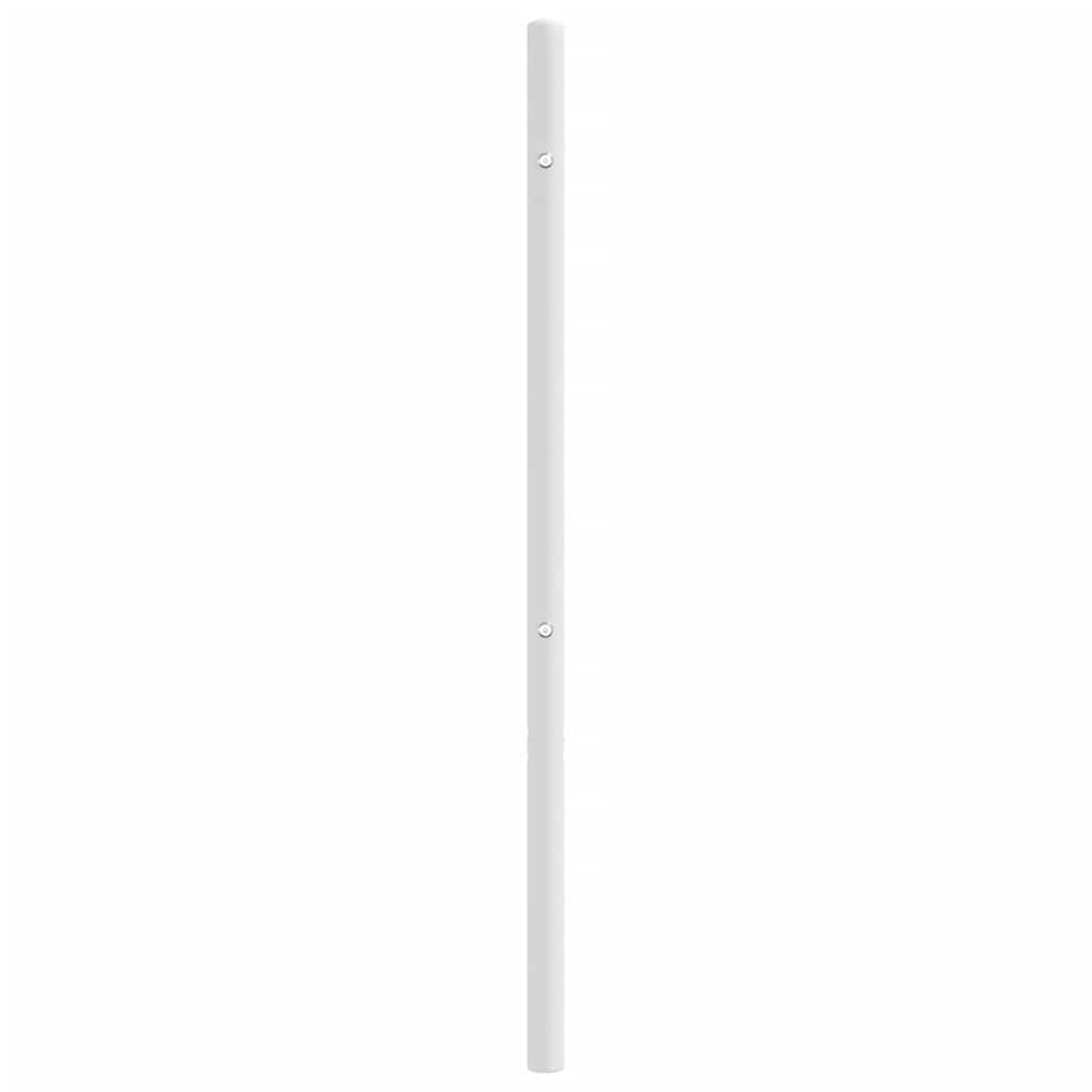 vidaXL Cabecero de metal blanco 75 cm