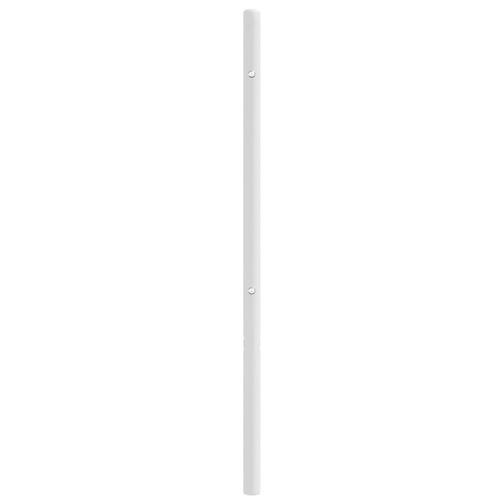 vidaXL Cabecero de metal blanco 200 cm