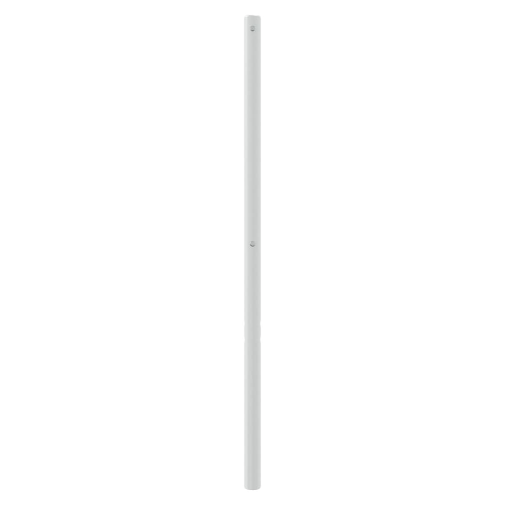 vidaXL Cabecero de metal blanco 120 cm