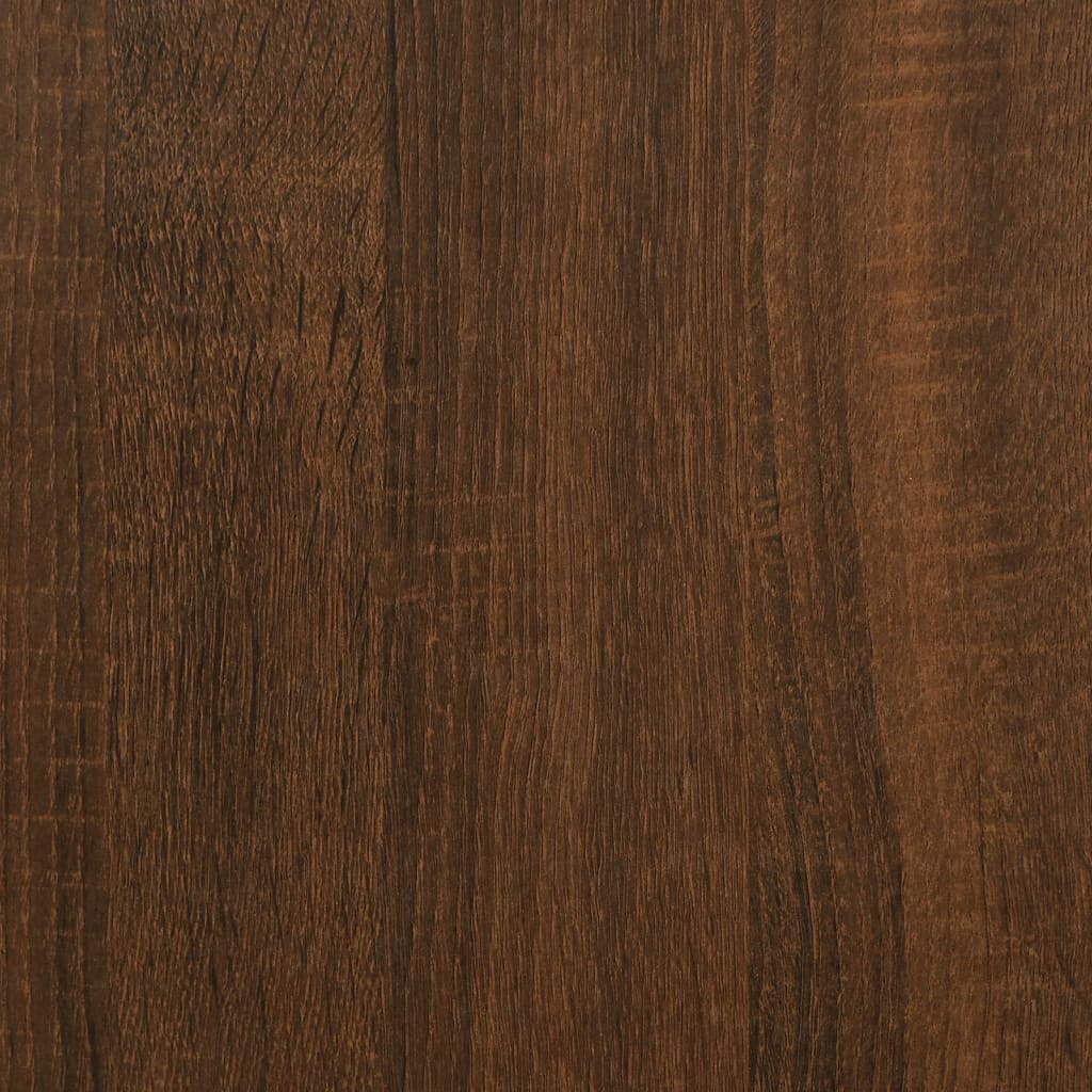 vidaXL Mesitas de noche 2 uds madera roble marrón 39x39x47,5 cm