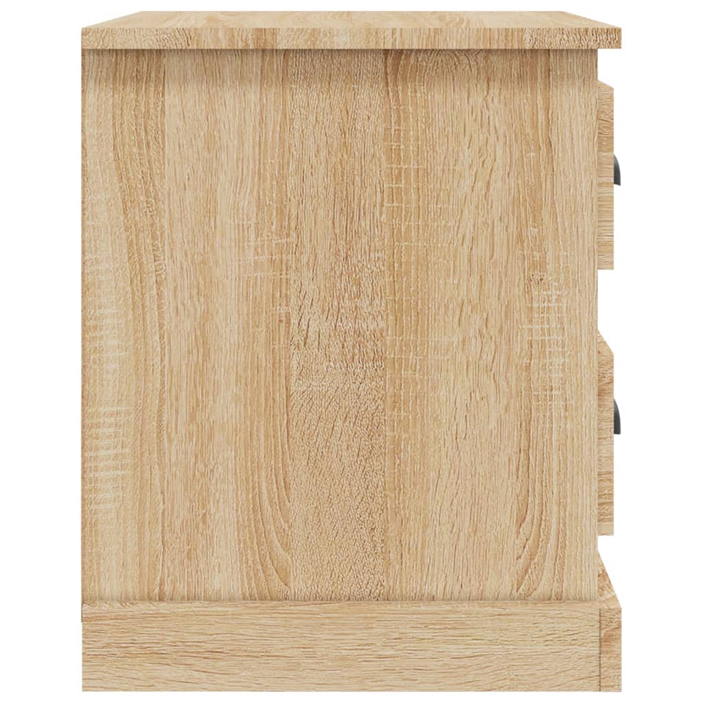 vidaXL Mesita de noche madera contrachapada roble Sonoma 39x39x47,5 cm