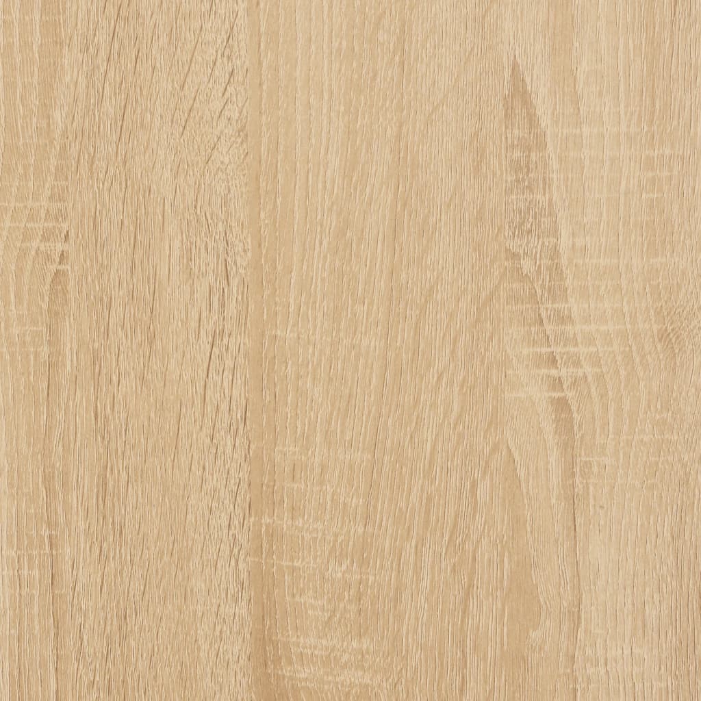 vidaXL Tocador espejo madera contrachapada roble Sonoma 90x50x132,5cm