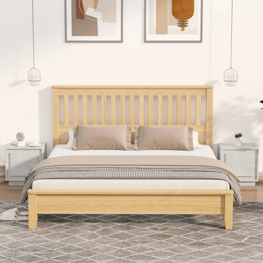 vidaXL Mesitas de noche 2 uds madera gris hormigón 44x35x45 cm