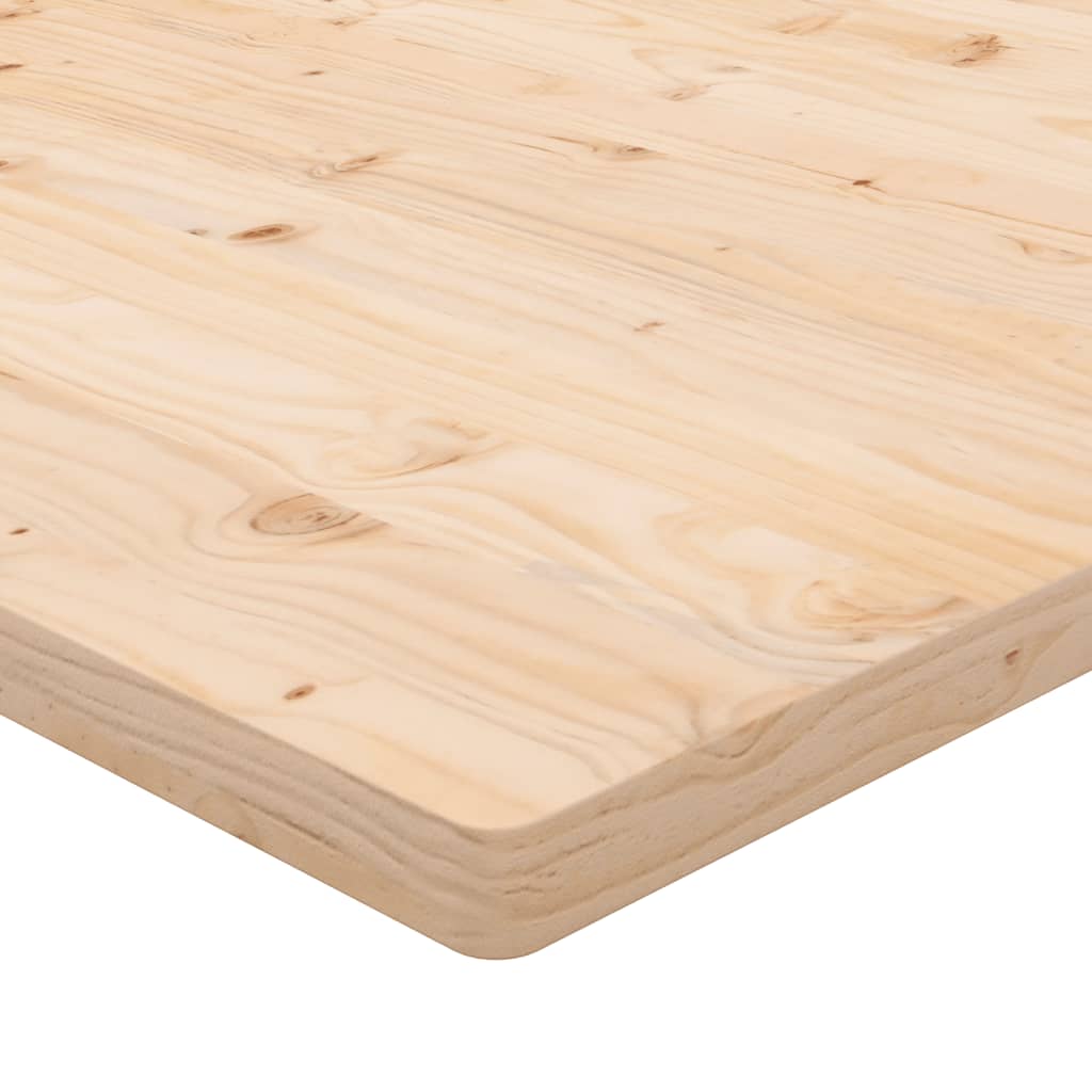 vidaXL Tablero de mesa rectangular madera maciza de pino 110x55x2,5 cm