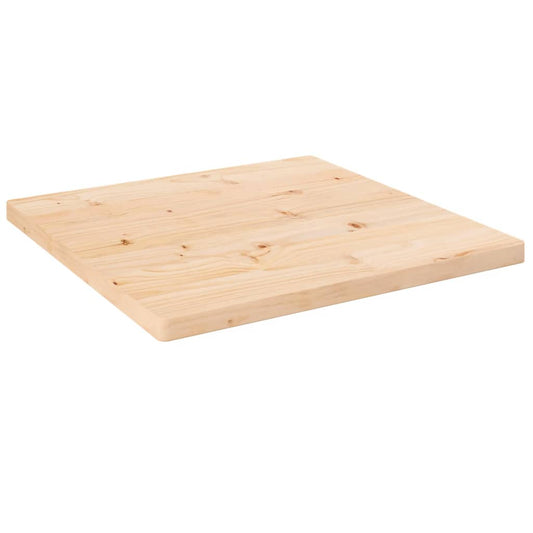 vidaXL Tablero de mesa cuadrado madera maciza de pino 40x40x2,5 cm