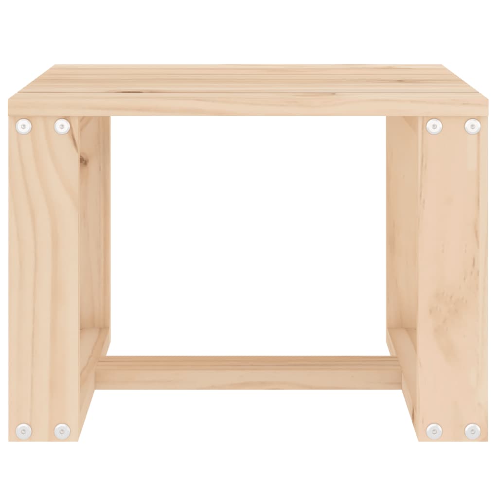 vidaXL Mesa auxiliar de jardín madera maciza de pino 40x38x28,5 cm