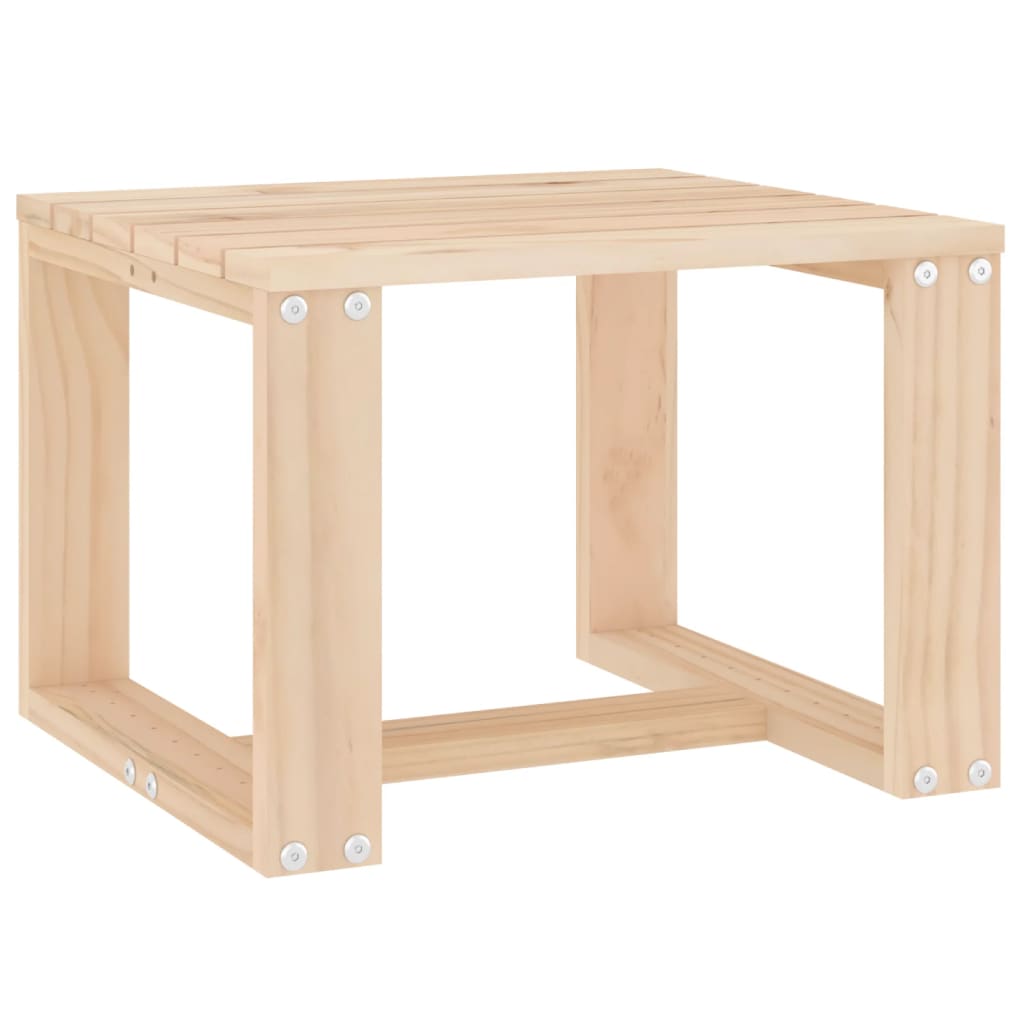 vidaXL Mesa auxiliar de jardín madera maciza de pino 40x38x28,5 cm