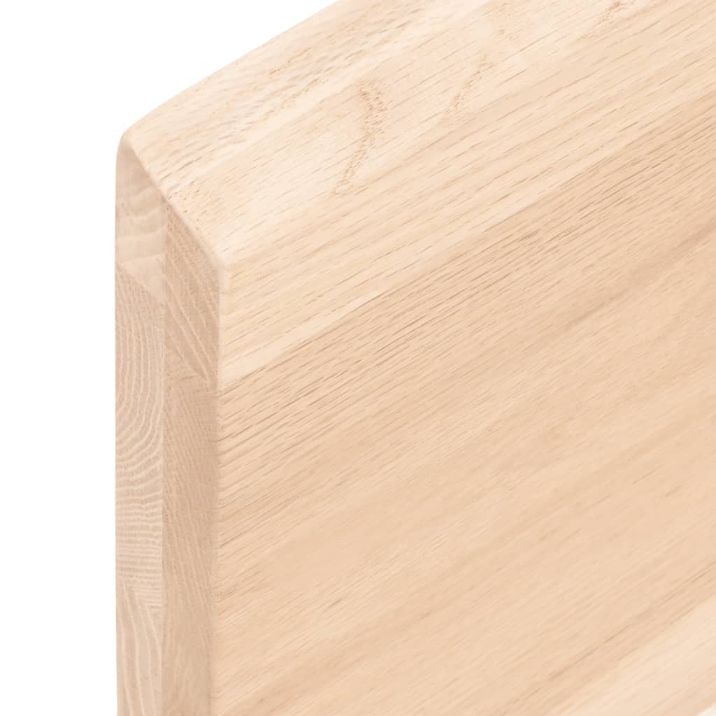 vidaXL Tablero de mesa madera maciza borde natural 40x40x(2-4) cm