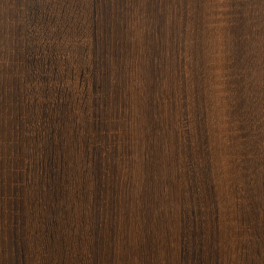 vidaXL Armario de baño madera contrachapada marrón roble 65x33x60 cm