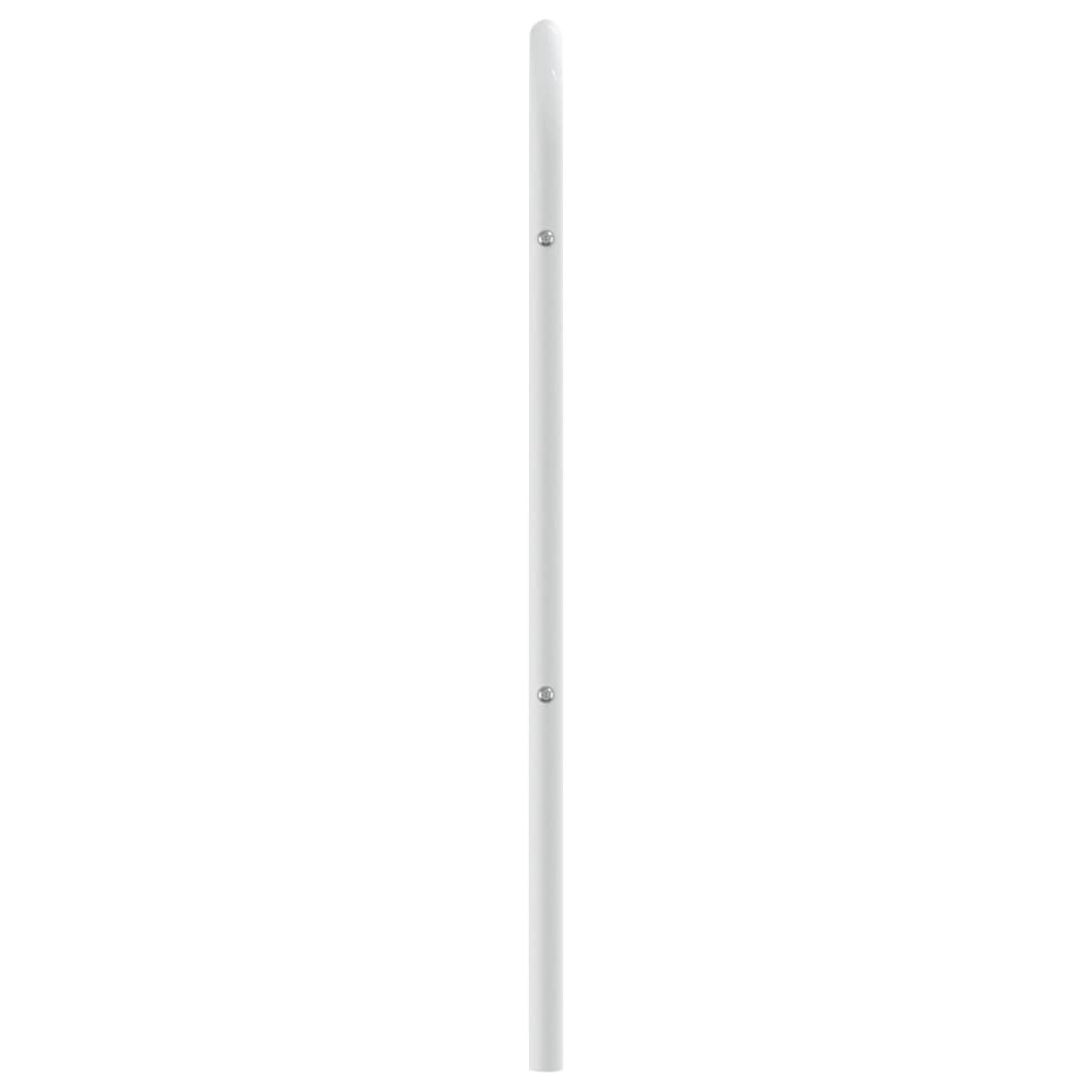 vidaXL Cabecero de metal blanco 75 cm