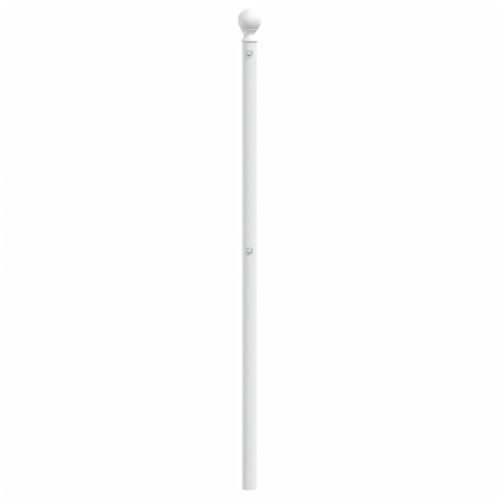 vidaXL Cabecero de metal blanco 180 cm