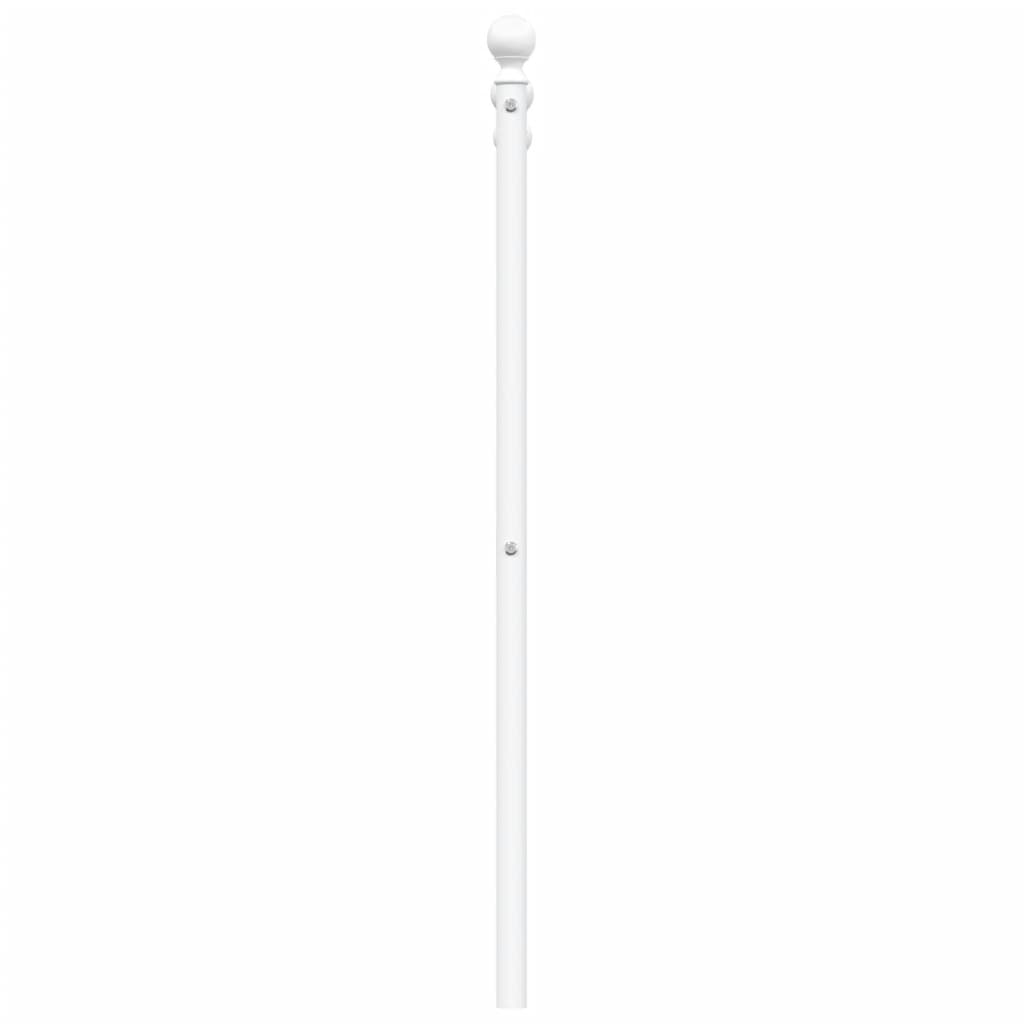 vidaXL Cabecero de metal blanco 75 cm