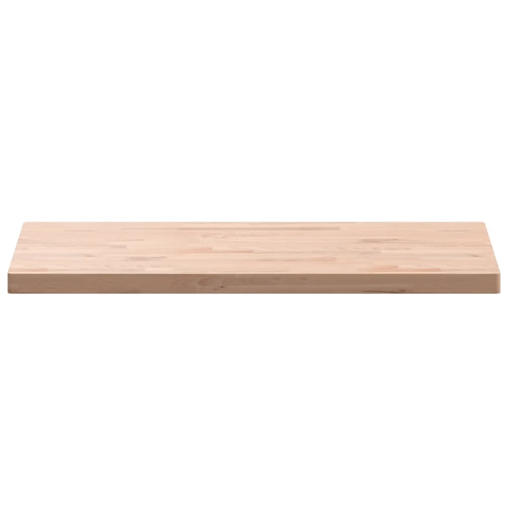 vidaXL Tablero rectangular de madera maciza de haya 100x50x4 cm