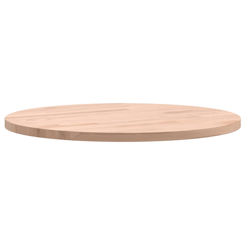 vidaXL Tablero redondo de madera maciza de haya Ø40x1,5 cm