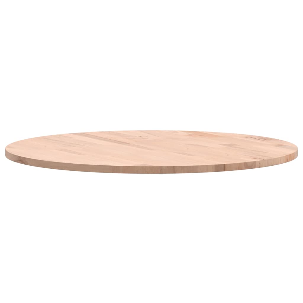 vidaXL Tablero redondo de madera maciza de haya Ø60x1,5 cm