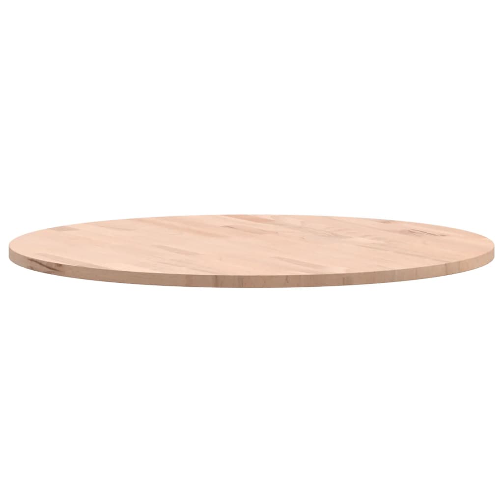 vidaXL Tablero redondo de madera maciza de haya Ø60x1,5 cm