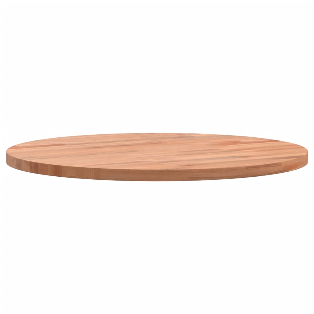 vidaXL Tablero redondo de madera maciza de haya Ø40x1,5 cm