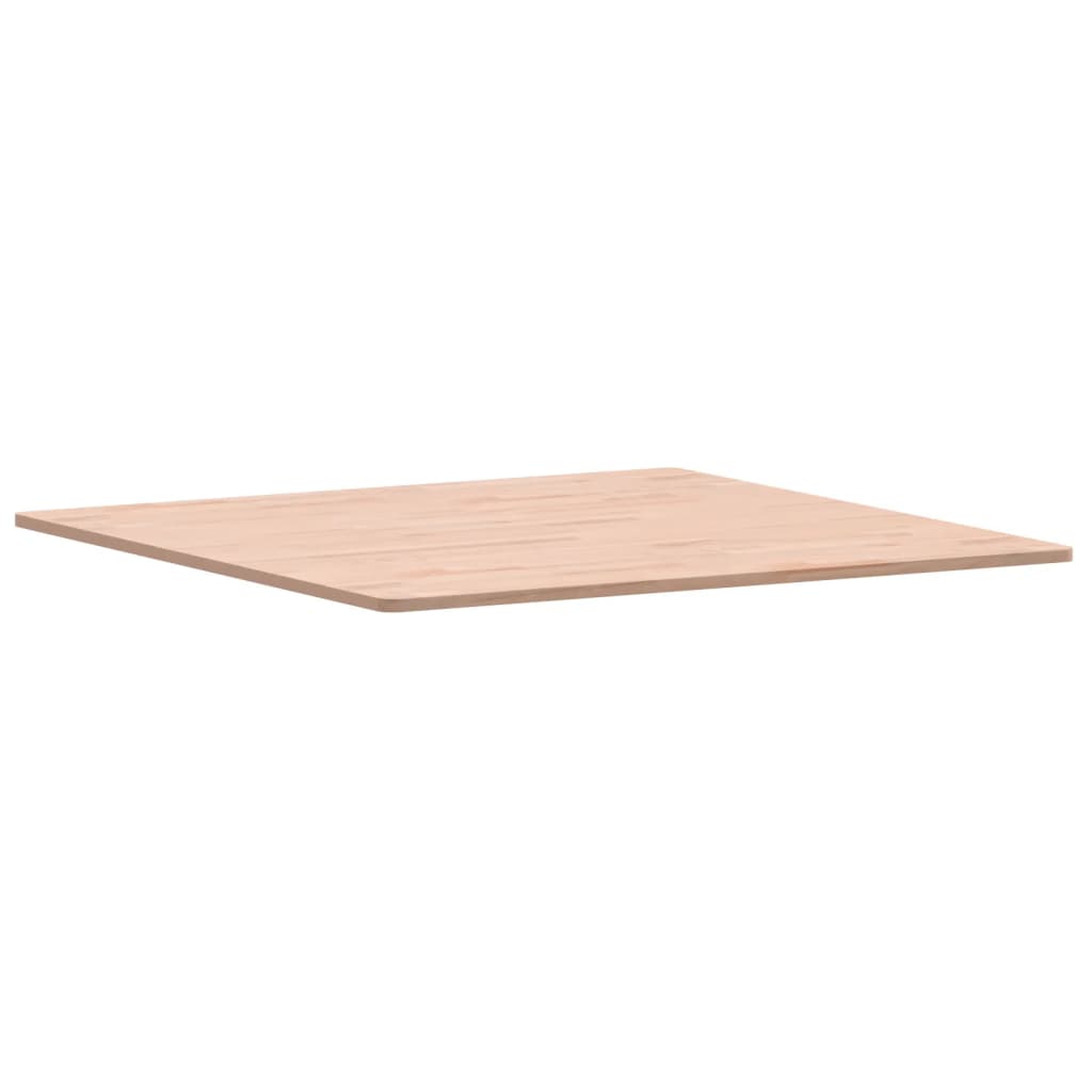 vidaXL Tablero de mesa cuadrado de madera maciza de haya 90x90x1,5 cm