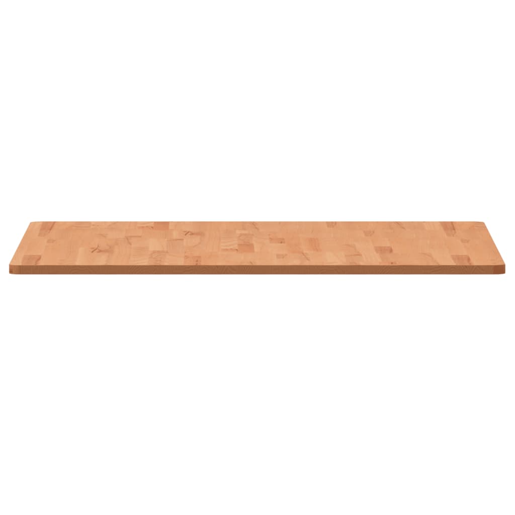 vidaXL Tablero de mesa cuadrado de madera maciza de haya 80x80x1,5 cm