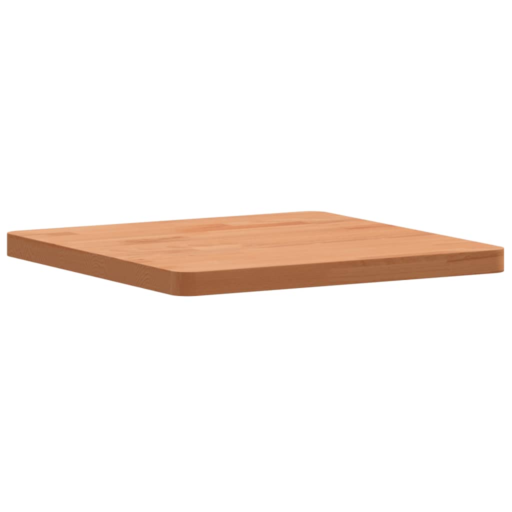 vidaXL Tablero de mesa cuadrado de madera maciza de haya 40x40x2,5 cm